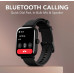 Cult.Sport Beats 1.85" HD Screen, 320 * 386, 600 nits, BT Calling, Crown Control, TWS Pairing Smartwatch (Black Strap, Free Size)